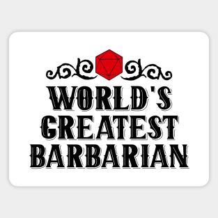 World's Greatest | BARBARIAN Magnet